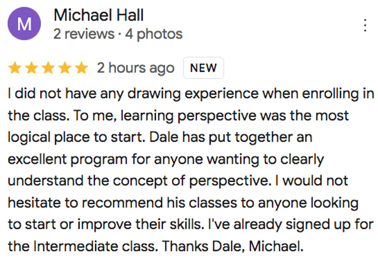 Drawing In Perspective ART CLASS Student’s
Reviews 28