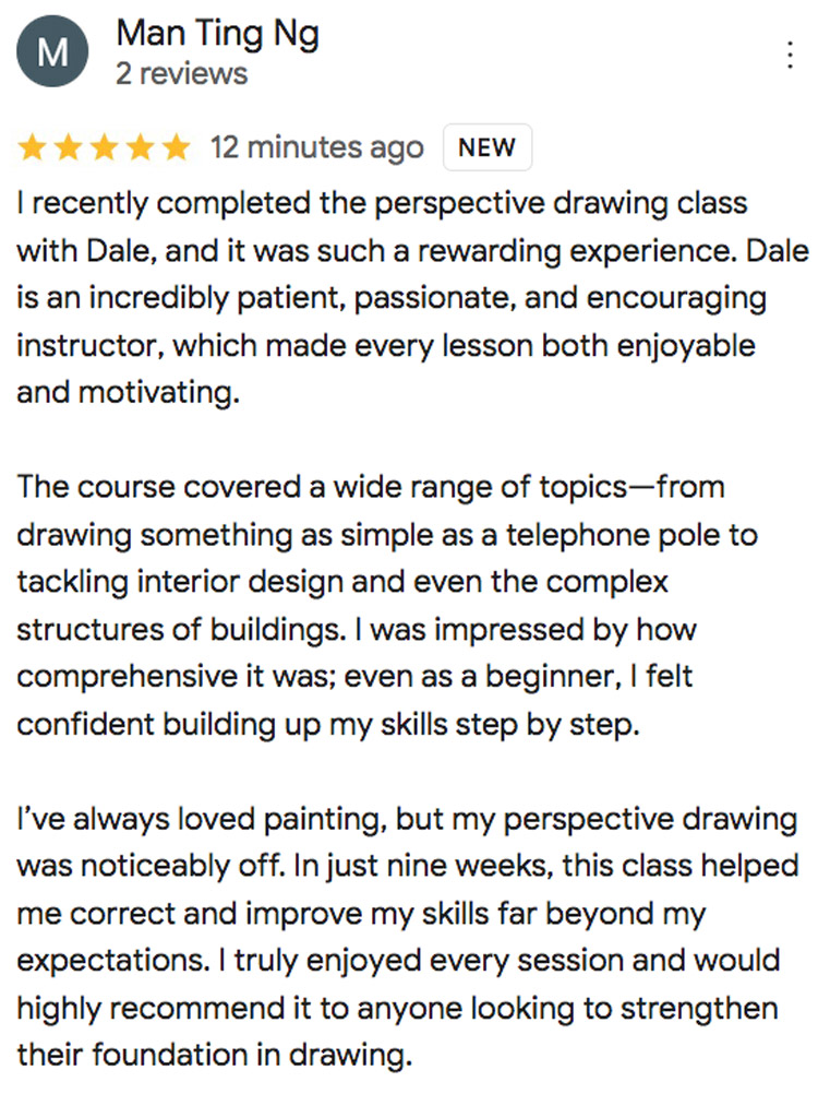 Drawing In Perspective ART CLASS Student’s
Reviews 29
