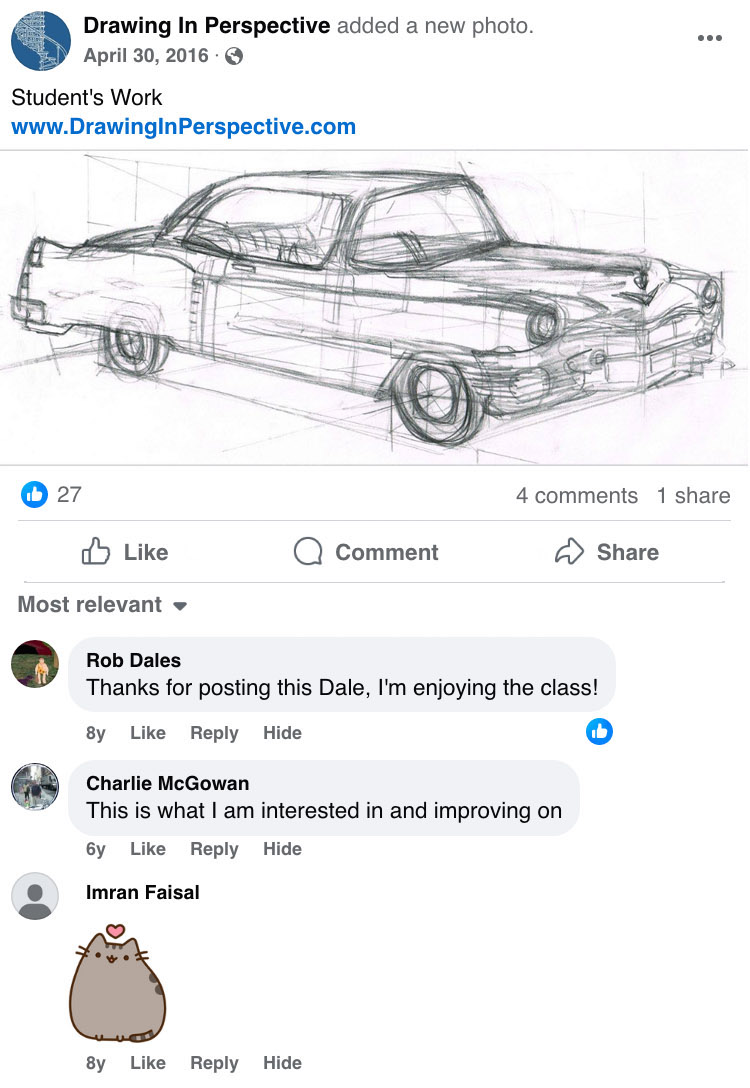 Drawing In Perspective ART CLASS Student’s
Reviews 7
